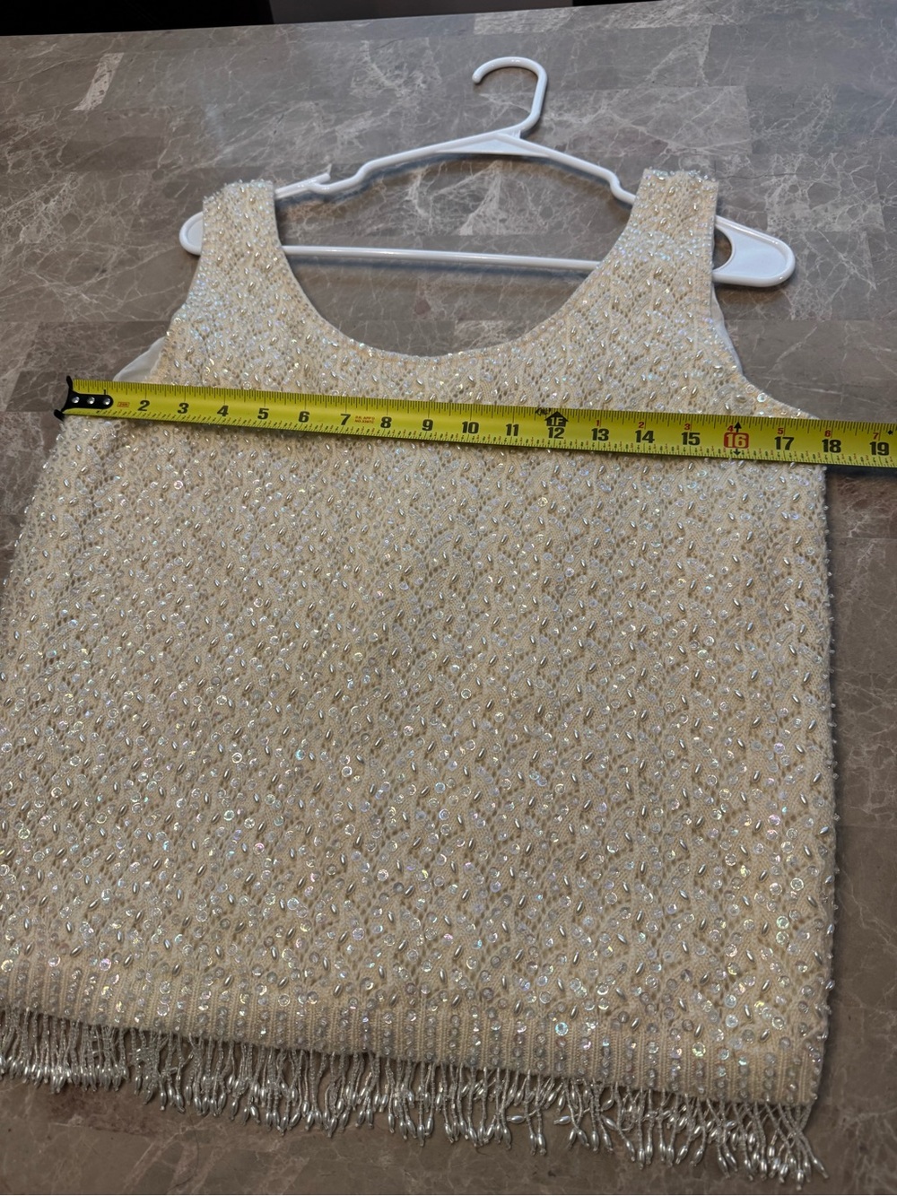 Vintage Sequin Wool Top - Picture 10 of 10